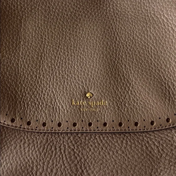 Kate Spade Taupe Crossbody Bag with Tassel - Picture 2 of 3